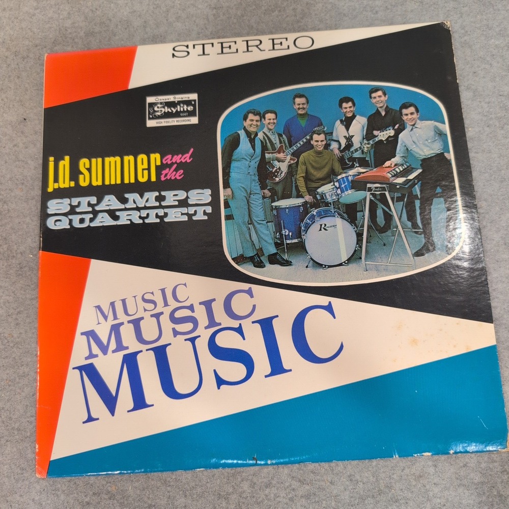 J.D. Sumner and the Stamps Quartet Music Music Music Skylite Vinyl LP Record